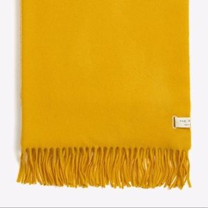 Rag and Bone Italian wool yellow scarf